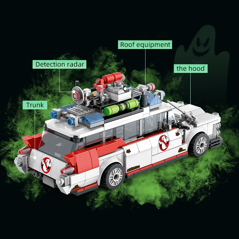 Ghostbusters Ecto-1 Car Building Blocks – 562pcs MOC Brick Set