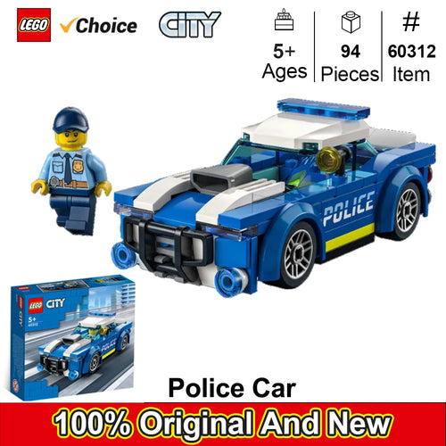 LEGO City 60312 Police Car Building Toy for Kids Ages 5+