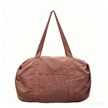 Women's Large Capacity Nylon Travel Duffle Bag – Lightweight & Waterproof