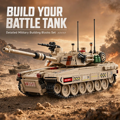 M1 Main Battle Tank MOC Building Blocks Set – 1002 Pieces
