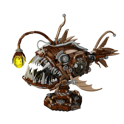 Steampunk Anglerfish MOC Building Blocks Set – 1236 Pieces