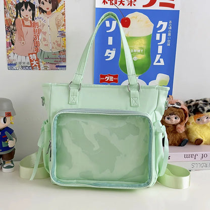 Kawaii Ita Bag Large Capacity Nylon Crossbody Shoulder Bag