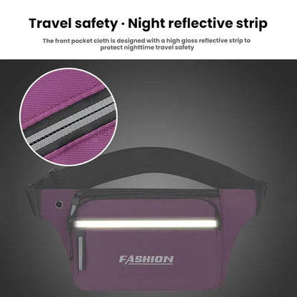 Sports Waist Bag & Chest Pack – Multi-Pocket Fanny Pack