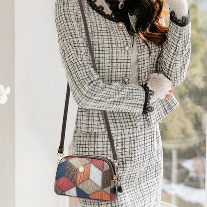 Dual Zipper Crossbody Bag – Trendy NVSHI Shoulder Bag
