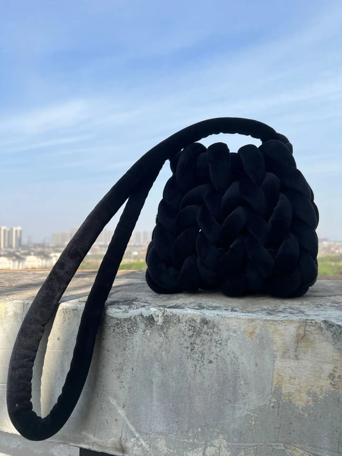 Knitted Shoulder Bags Women Crossbody Ladies Weave Casual Shopping Messenger Purse Beach