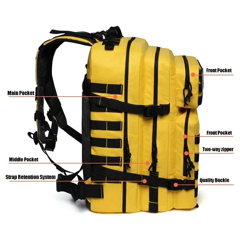 Tactical MOLLE Backpack for Women – Hiking & Outdoor Survival Rucksack