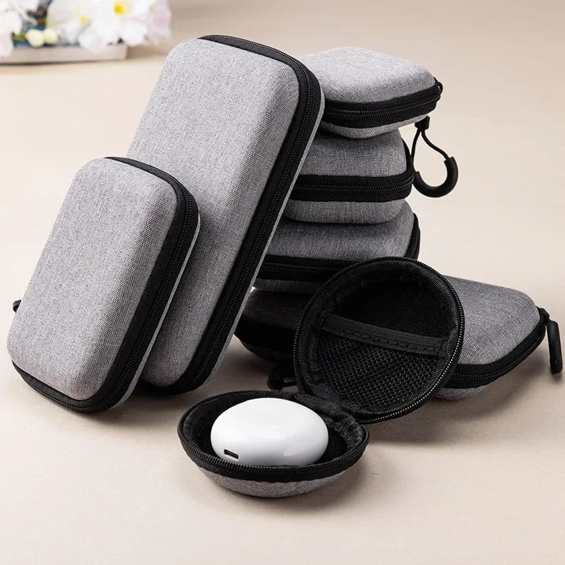 Mini Earbud & Cable Organizer Case – Portable Digital Storage Bag