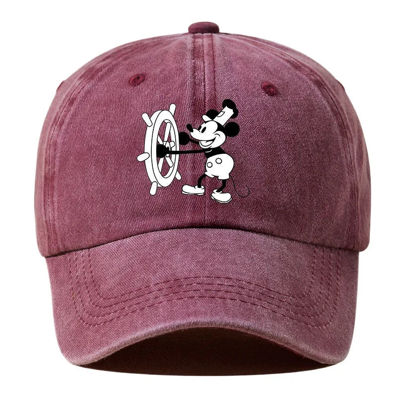 Mickey Mouse Baseball Cap – Vintage Cartoon Trucker Hat