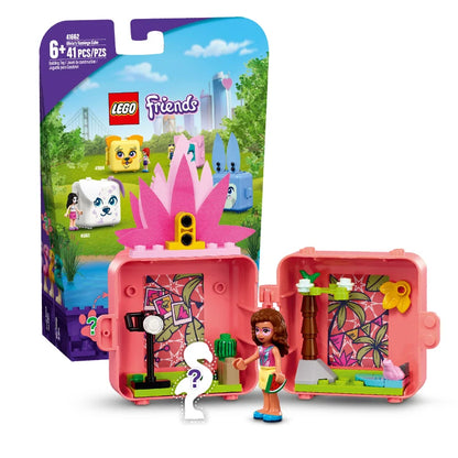 LEGO Friends 41662 Olivia's Flamingo Cube – 41 Pieces, Ages 6+