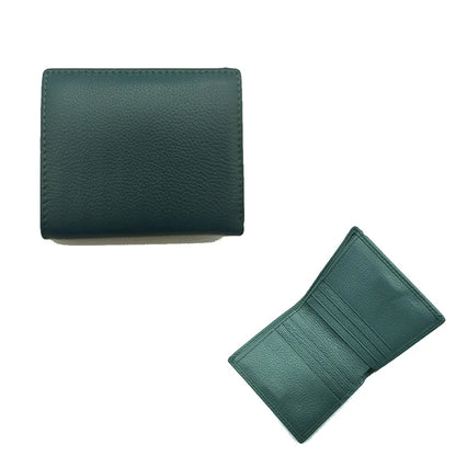 Slim Bifold Wallet – Unisex Short Wallet with Card Holder