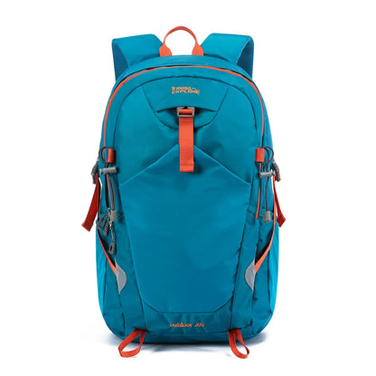 Hiking Backpack 35L – Durable Nylon Outdoor Pack with Reflective Strip