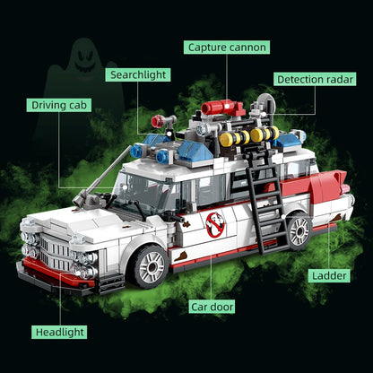 Ghostbusters Ecto-1 Car Building Blocks – 562pcs MOC Brick Set