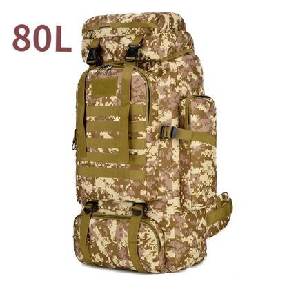 Tactical Backpack 80L/100L – Military Hiking & Camping Bag