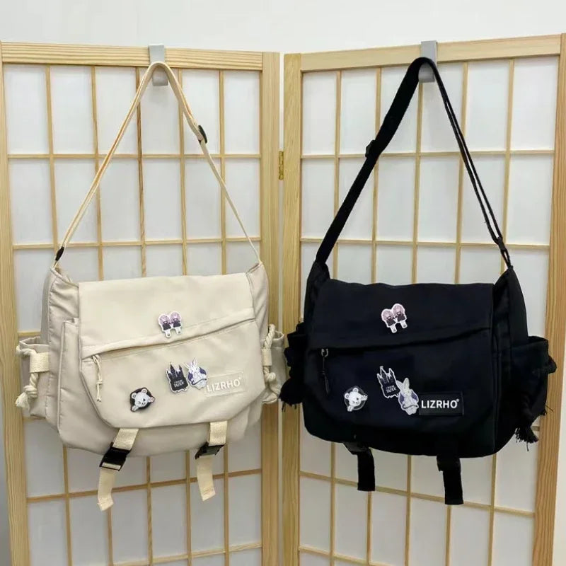 Korean Style Crossbody Messenger Bag for Students