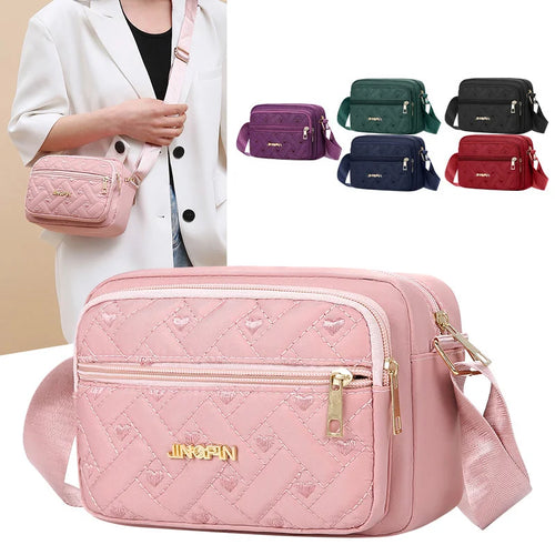 Waterproof Oxford Crossbody Bag for Women – Large Capacity Shoulder Purse