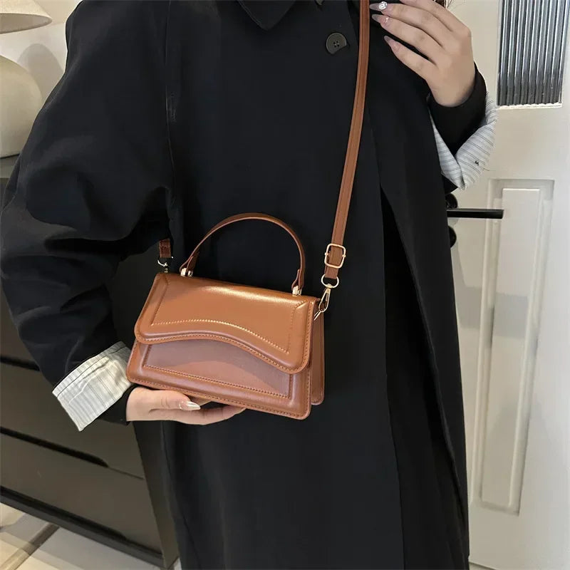 PU Leather Crossbody Bag for Women – Small Shoulder Handbag