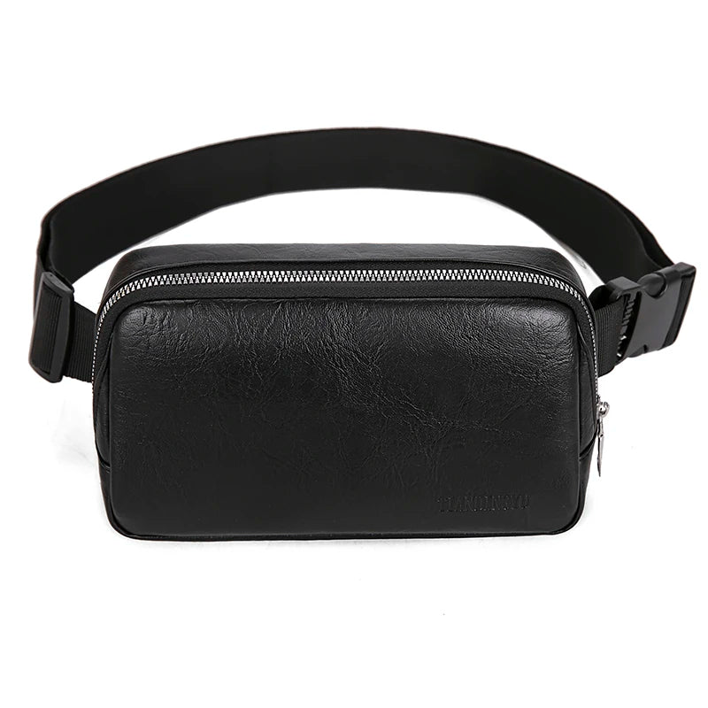 Leather Fanny Pack – Slim Waist Bag for Men & Women