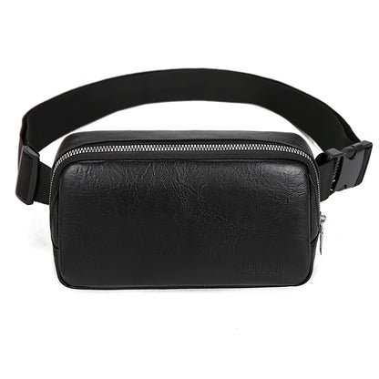 Leather Fanny Pack – Slim Waist Bag for Men & Women