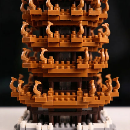 Yellow Crane Tower Micro Building Blocks – 752 Pcs