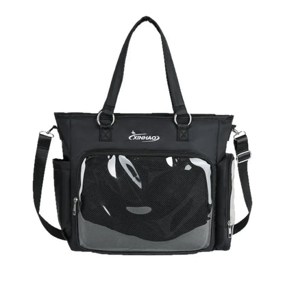 Kawaii Ita Bag with Transparent Window – Large Capacity Shoulder Tote