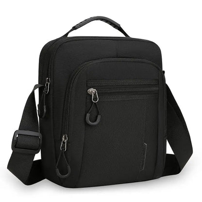 Men's Waterproof Shoulder Bag – Multi-Pocket Outdoor Crossbody