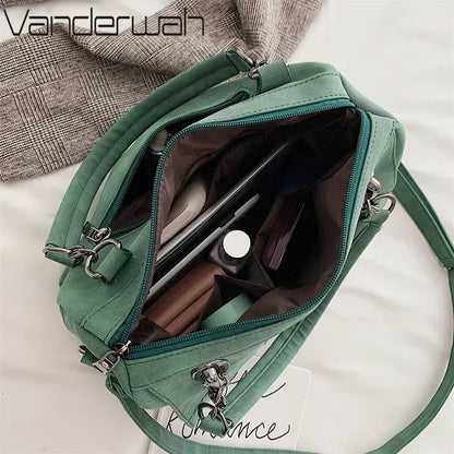 Luxury Soft Leather Crossbody Handbag for Women