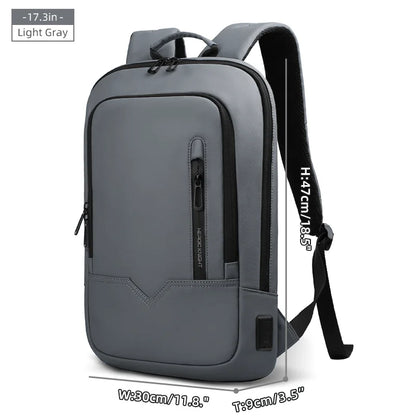 Slim Business Laptop Backpack 17.3 Inch with USB Port – Waterproof & Lightweight