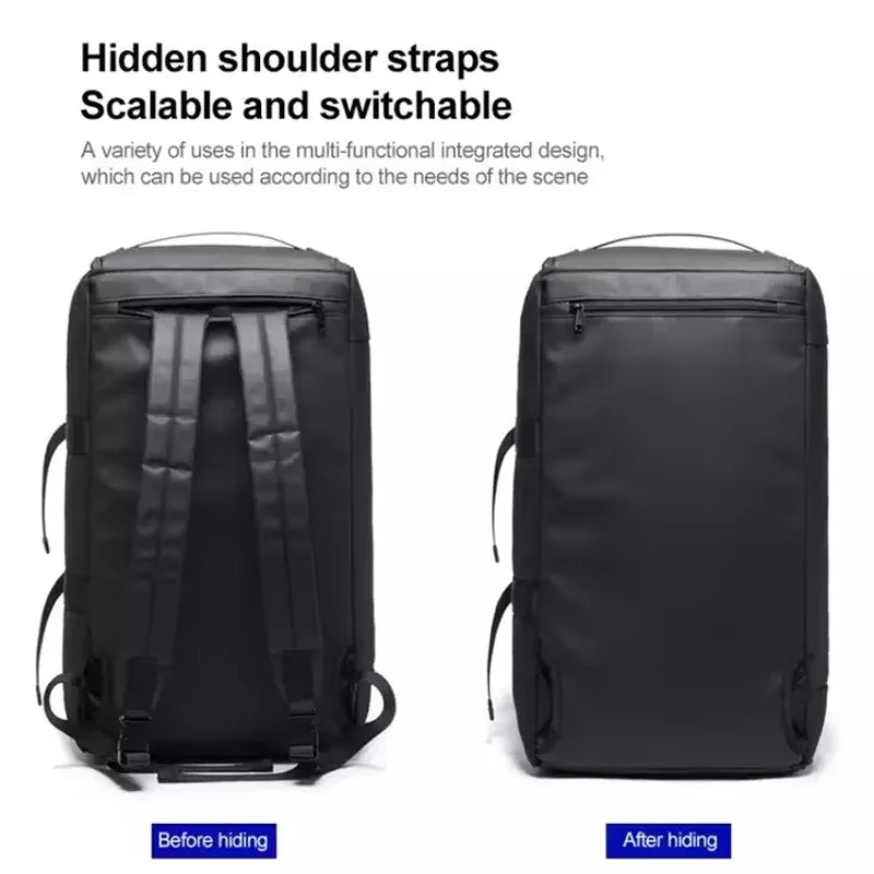 Bange Gym Duffel Bag with Shoe Compartment – 40L Foldable
