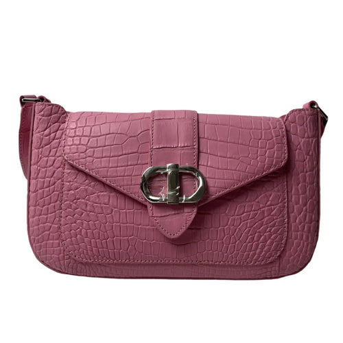 Crocodile Leather Shoulder Bag – Women's Flap Crossbody