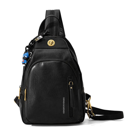 PU Leather Crossbody Sling Bag for Women & Men