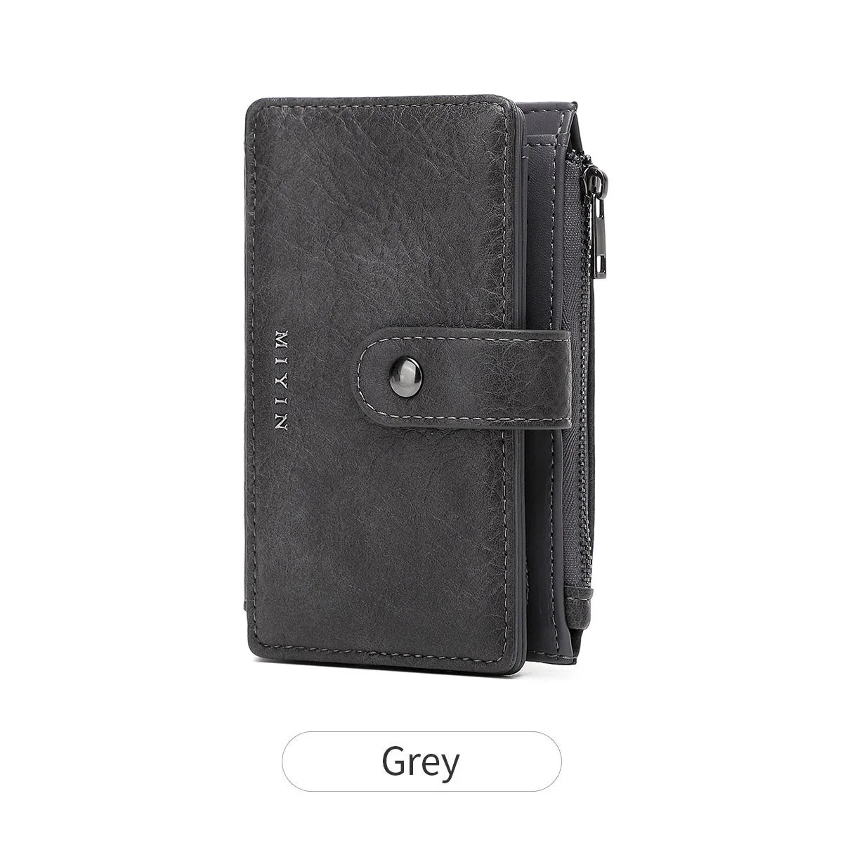 RFID Blocking Women's Trifold Wallet – Retro PU Leather Multi-Card Slot