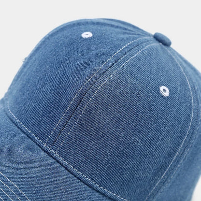 Denim Baseball Cap – Unisex Snapback Sun Visor Hat