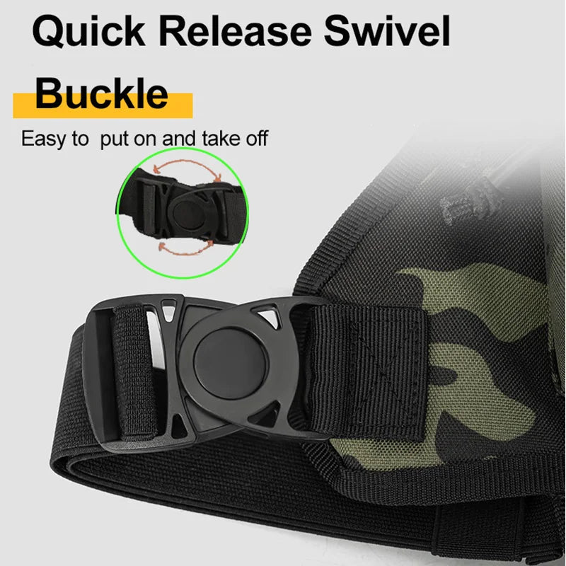 Tactical Running Chest Pack – Outdoor Sports Vest Backpack for Men & Women