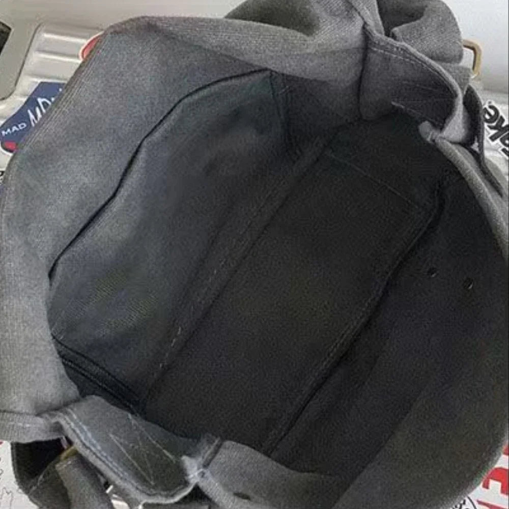 Canvas Messenger Bag – Large Capacity Vintage Satchel