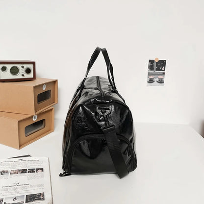 PU Leather Gym Duffel Bag – Premium Travel & Fitness Bag