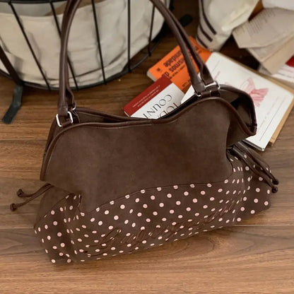 Women's Denim Star Print Hobo Shoulder Bag