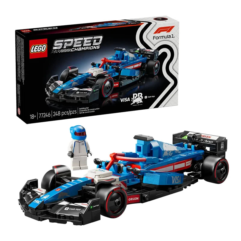 LEGO Speed Champions 77246 Visa Cash App RB VCARB 01 F1 Car – 248 Pieces