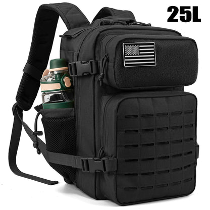 Tactical Hiking Backpack 25L 45L – Camping Fishing Outdoor Bag