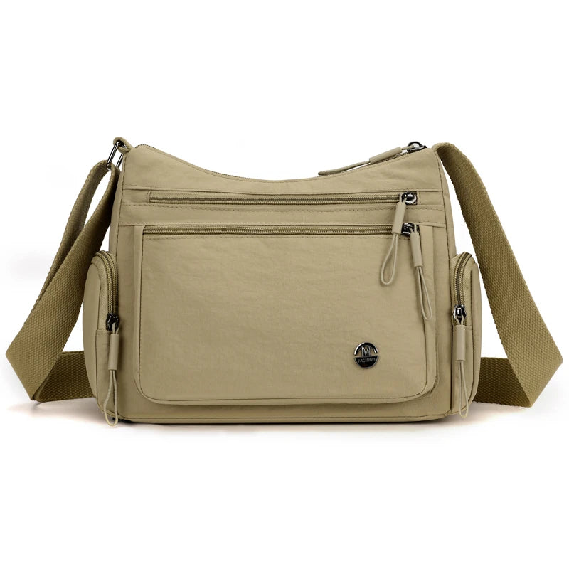 Women's Crossbody Bag – Multi-Pocket Lightweight Shoulder Bag