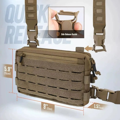 Tactical Chest Bag Recon Rig for Outdoor & EDC