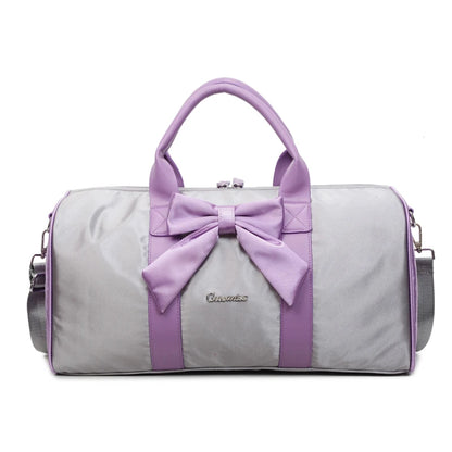 Women's Bow Duffle Bag – Gym, Travel & Weekend Shoulder Bag