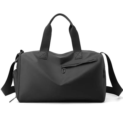 Zipper Large Capacity Oxford Travel Bags Solid Fitness Thickened Fabric Waterproof Luggage Sports