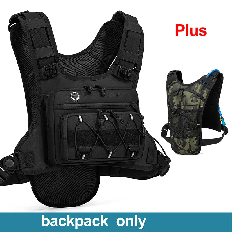 Running Chest Pack Hydration Vest – Tactical Sports Bag for Men & Women