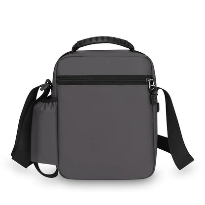 Men's Crossbody Shoulder Bag with Bottle Pocket