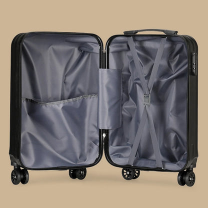 20-Inch Hardshell Trolley Suitcase with Combination Lock
