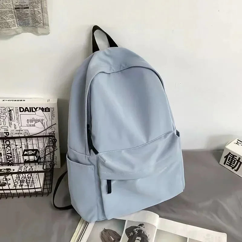 Waterproof Nylon Backpack – Large Capacity Travel & Laptop Bag
