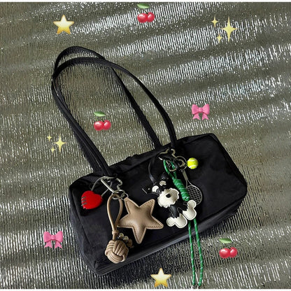 Nylon Bowling Shoulder Bag – Women's Large Capacity Handbag