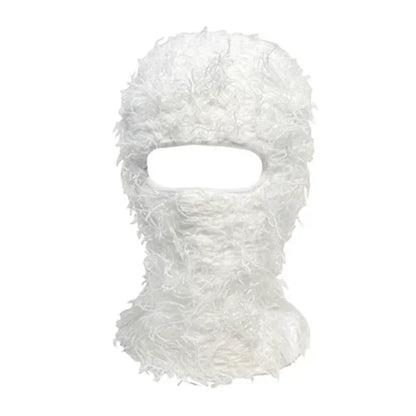Balaclava Ski Mask – Distressed Knit Full Face Winter Hat