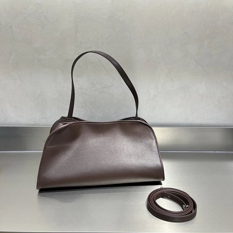 Genuine Leather Tote Bag – Luxury Top-Grain Cowhide for Women