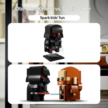 Obi-Wan Kenobi & Darth Vader BrickHeadz Set 40547